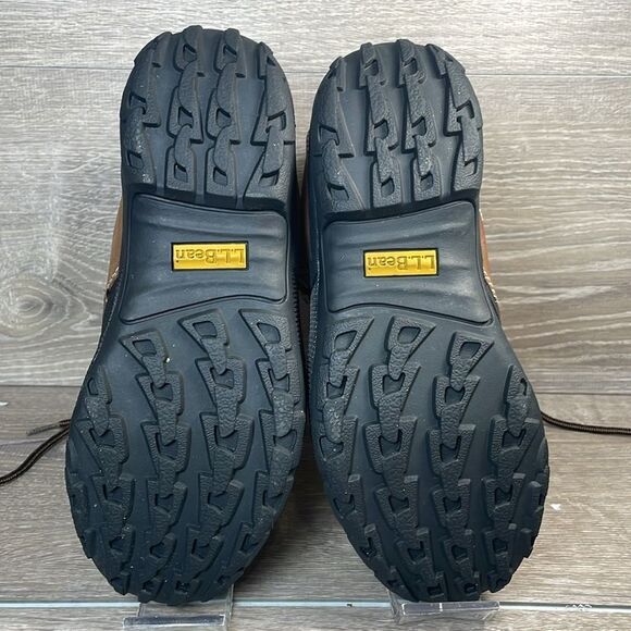 L.L. Bean Primaloft 200g Warm Waterproof Women’s Sz 6M Brown Mid Lace Duck Boots - Picture 7 of 10